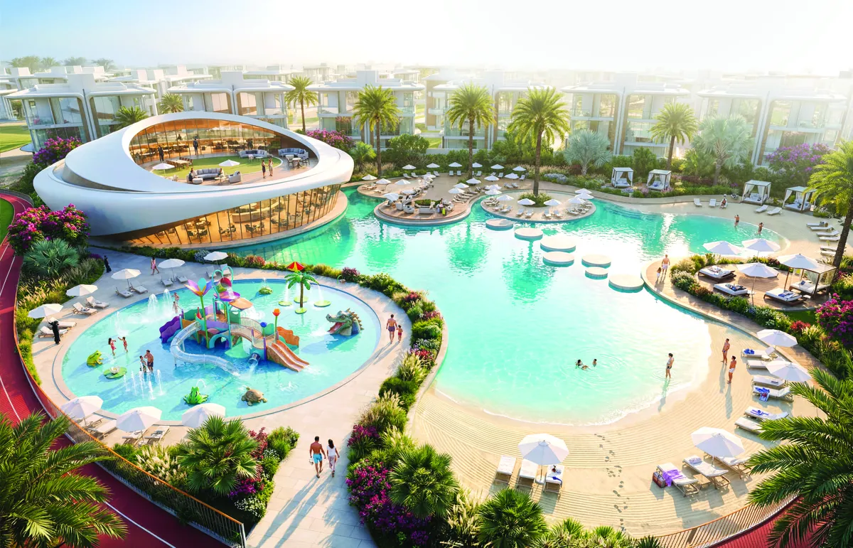 البحيرة الشاطئية ومنطقة Beach Hub